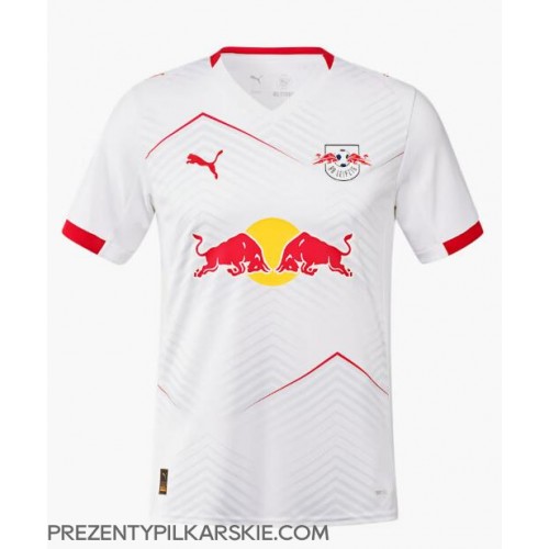 Stroje piłkarskie RB Leipzig Koszulka Podstawowej 2025-26 Krótki Rękaw